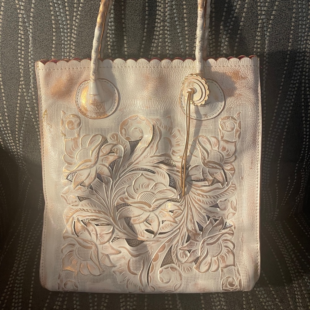 PATRICIA NASH GORGEOUS LEATHER BAG EUC